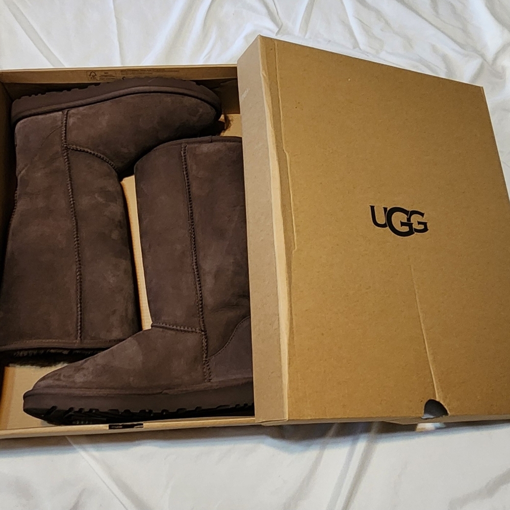UGG Classic Tall II Boots In Dark Brown- New In Box! Size 8